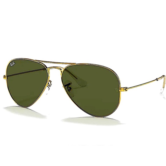 Ray-Ban Large Original 58mm Aviator Sunglasses with Case and Cleansing Cloth. - Picture 4 of 4